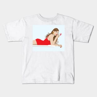 Women on a Diving Board Kids T-Shirt